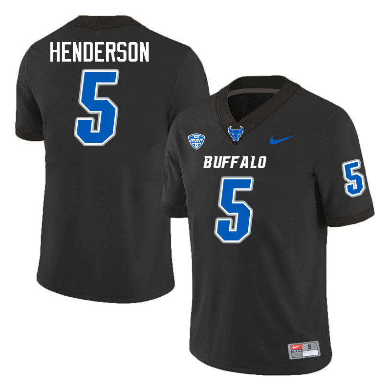 Al-Jay Henderson UB Bulls Jersey,University Of Buffalo Bulls #5 Al-Jay Henderson Jersey Youth-Black